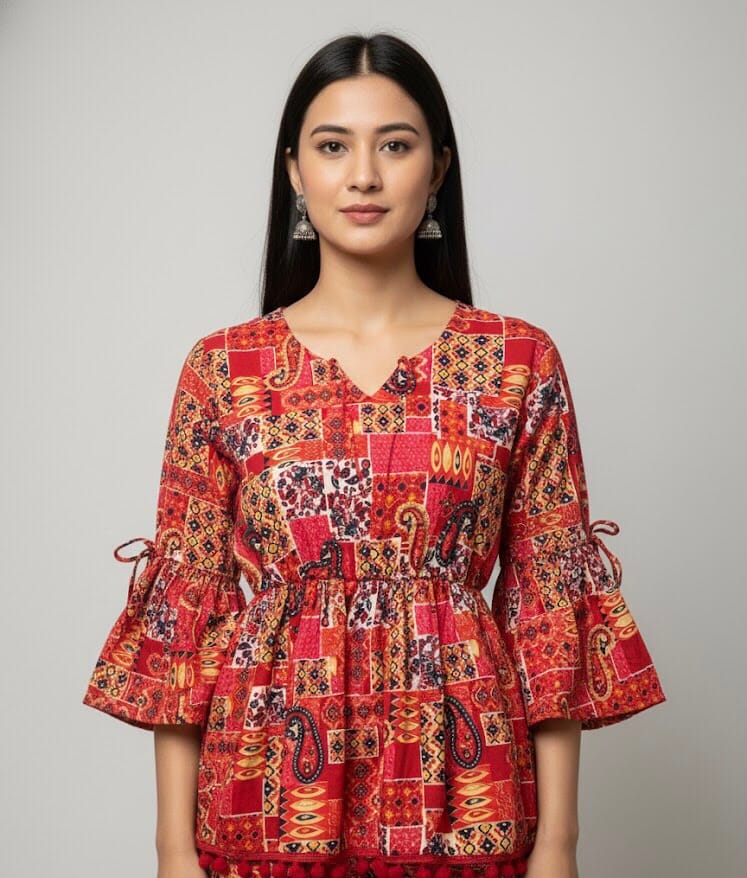 Classy Printed Short Kurti