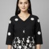 Charm Embroidered Short Kurti