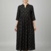 Black Casual Anarkali Kurti