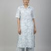 Pasted Blue And White Co-Ord Set