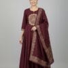 Cotton Anarkali Embroidered Set Kurti