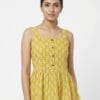 Sunshine Chic Sleeveless Short Kurti