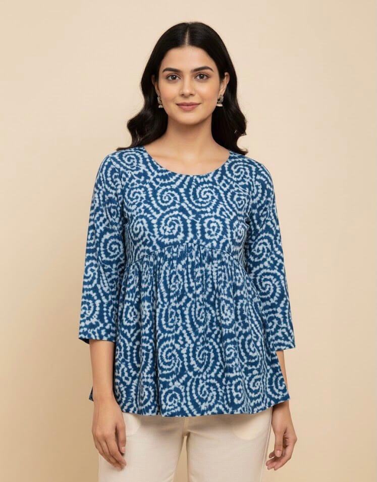 Skyline Chic Full Sleeve Short Kurti
