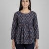 Timeless Twist Full Sleeve Short Kurti