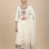 Off White Elegance Embroidered Set