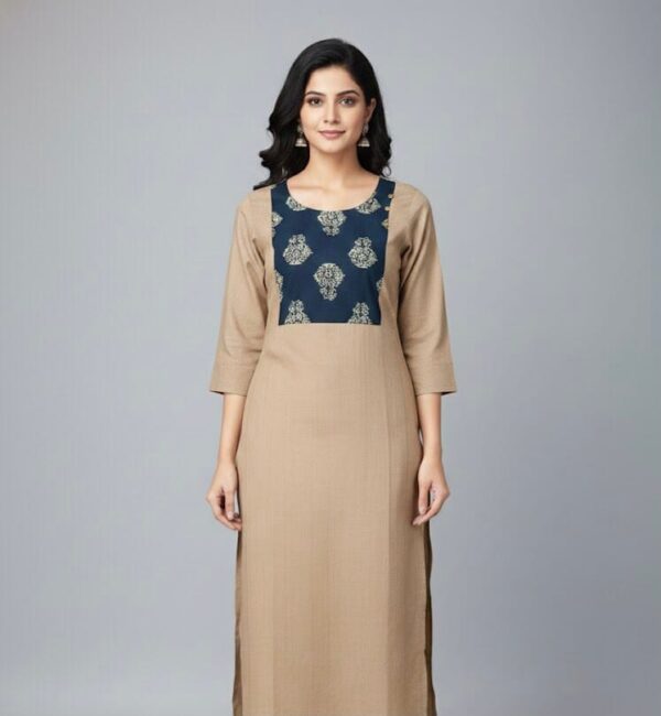 Cocoa Grace Round Neck Daily Wear