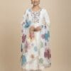 Embroidered Mul Cotton Kurti Set