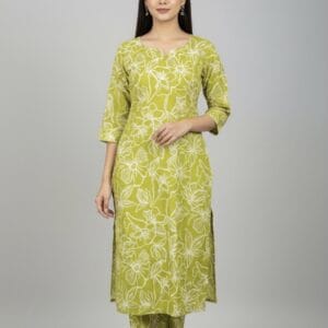 Lime Vartican Co-Ord set