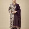 V Neck Floral Cotton Set