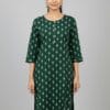 Bottle Green Cotton Daily Wear