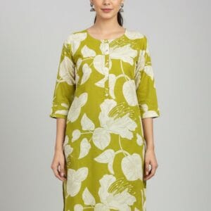 Floral Print Casual Wear Kurti