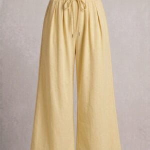 Skin Color Plain Plazzo Pants