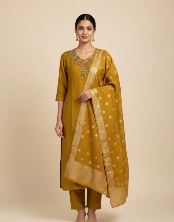 Mustard Gold Elegance Set