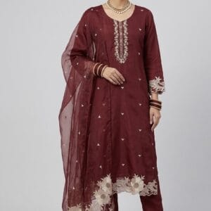 Charm Embroidered Set Kurti