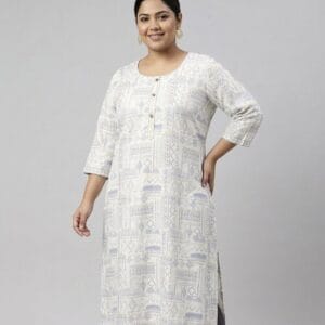Charm Elegant Plus Size Kurti