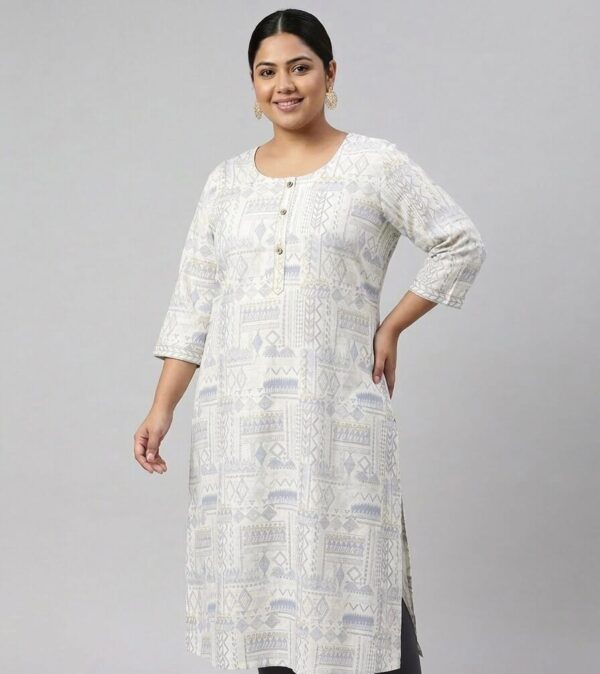 Charm Elegant Plus Size Kurti