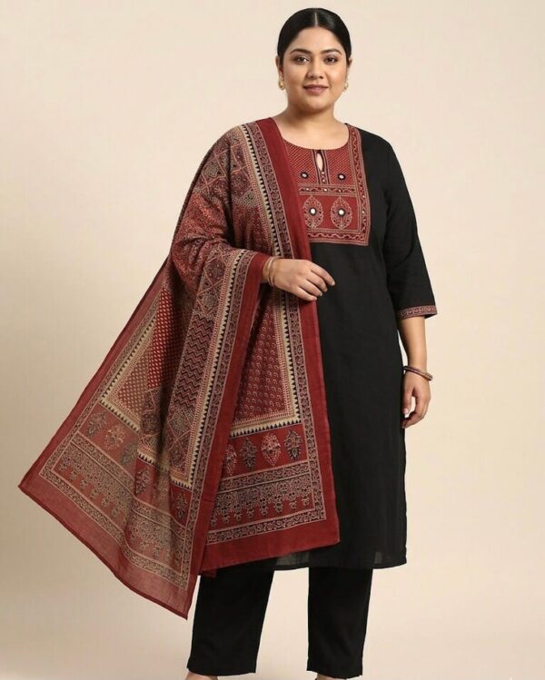 Cotton Plus Size Set Kurti