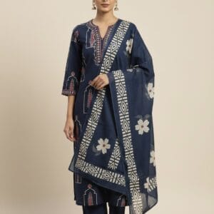 Mul Cotton Printed Set Kurti