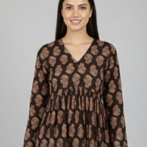 Cinnamon charm short kurti