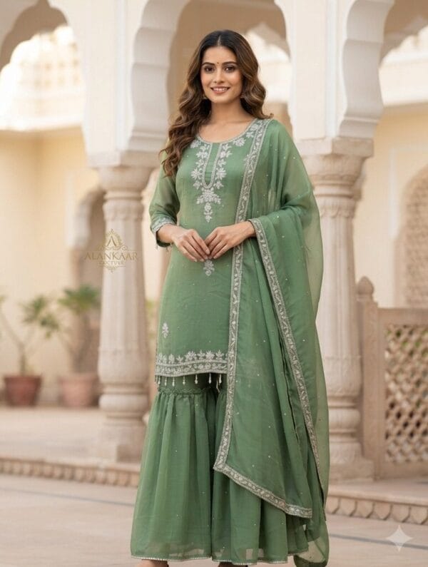 Chinon Hand Work Sharara Set Sri Lanka