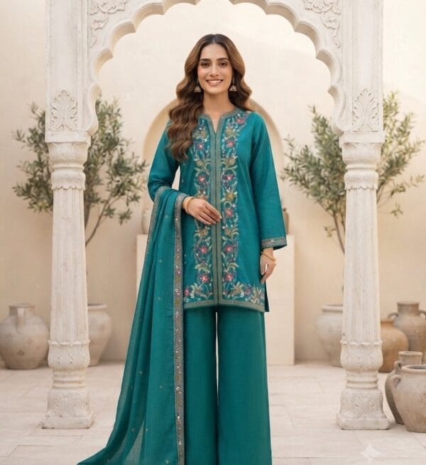 Elegant Green Plazzo set Sri Lanka