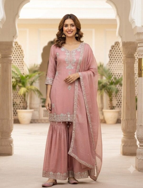 Chinon Hand Work Sharara Set Sri Lanka