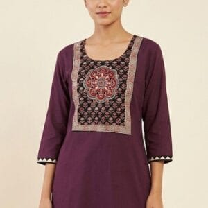 Ajrak Daily Wear Short Kurti Sri Lanka