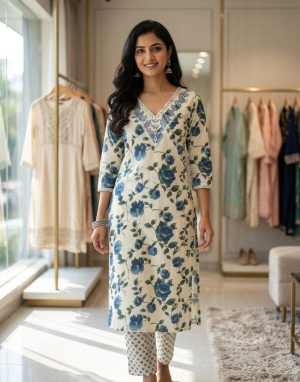 Ocean Pearl Two Piece Set Kurti Sri Lanka