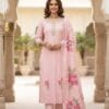 Rosy Pink Embroidered set Sri Lanka