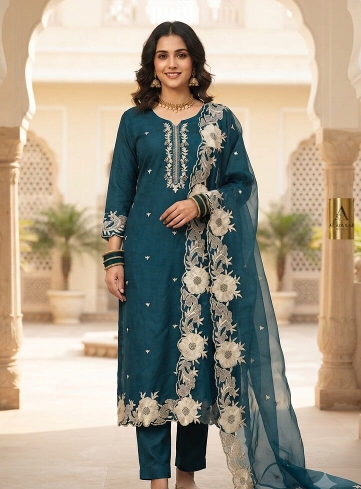 Charm Embroidered Set Kurti - image 3 Sri Lanka