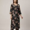 Black Floral Co-Ord Set Kurti Sri Lanka