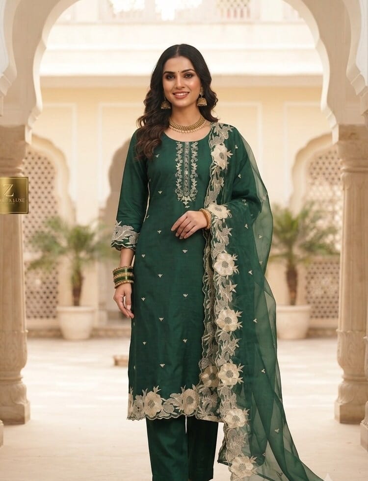 Charm Embroidered Set Kurti - image 2 Sri Lanka