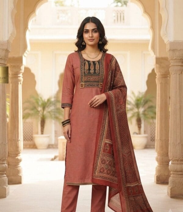 Onion Pink Charm Elegant Set Kurti Sri Lanka