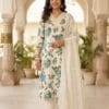 Off White Floral Print Set Kurti Sri Lanka