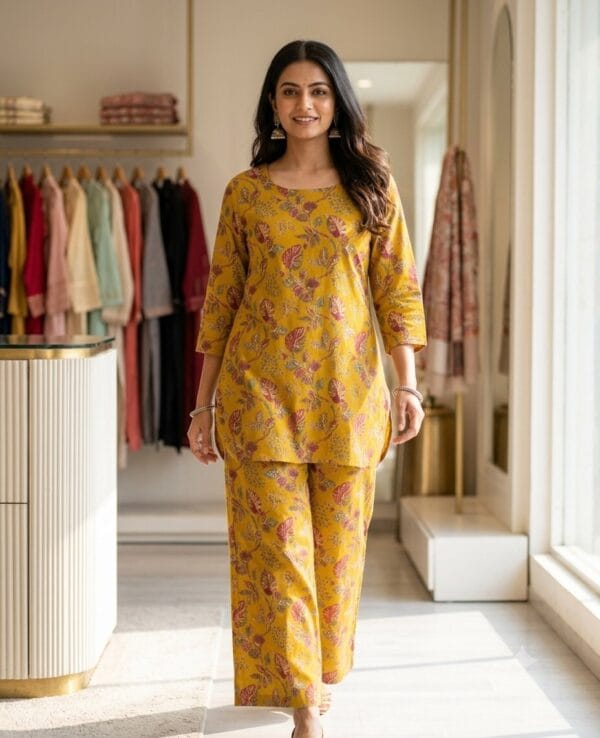 Mustard Yellow Co-Ord Set Sri Lanka