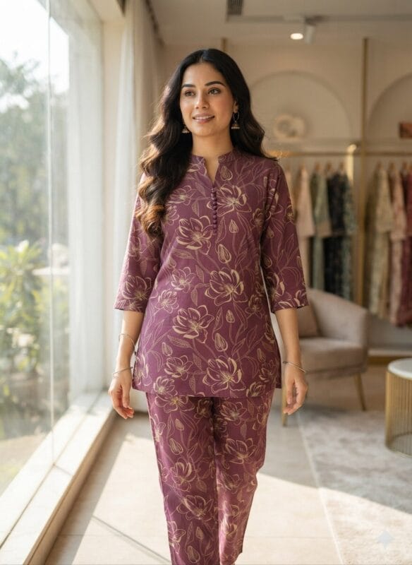Floral Fusion – Chic Co-Ord Set Sri Lanka