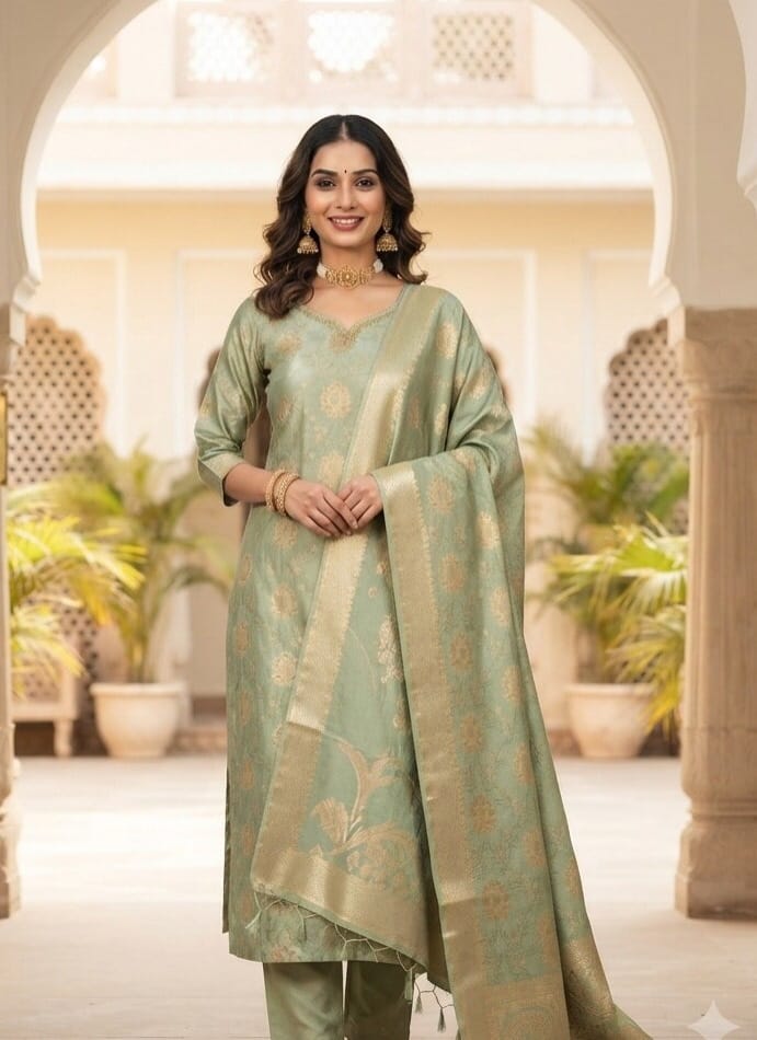 Elegant Banarasi set Kurti Sri Lanka