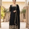 Black Embroidered Rich Set Kurti Sri Lanka