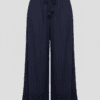 Navy Blue Embroidered Plazzo Pants Sri Lanka