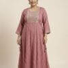 Onion Pink plus Size Anarkali Sri Lanka
