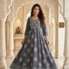 Charm Neckline Embroidered Anarkali Kurti Sri Lanka
