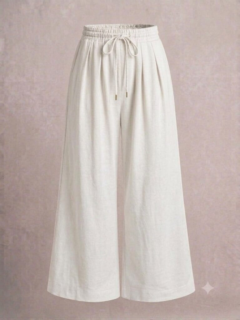 White plain Plazzo Pants Sri Lanka