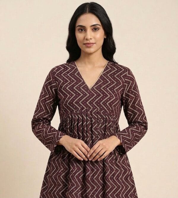 Classy Printed Short Kurti Sri Lanka