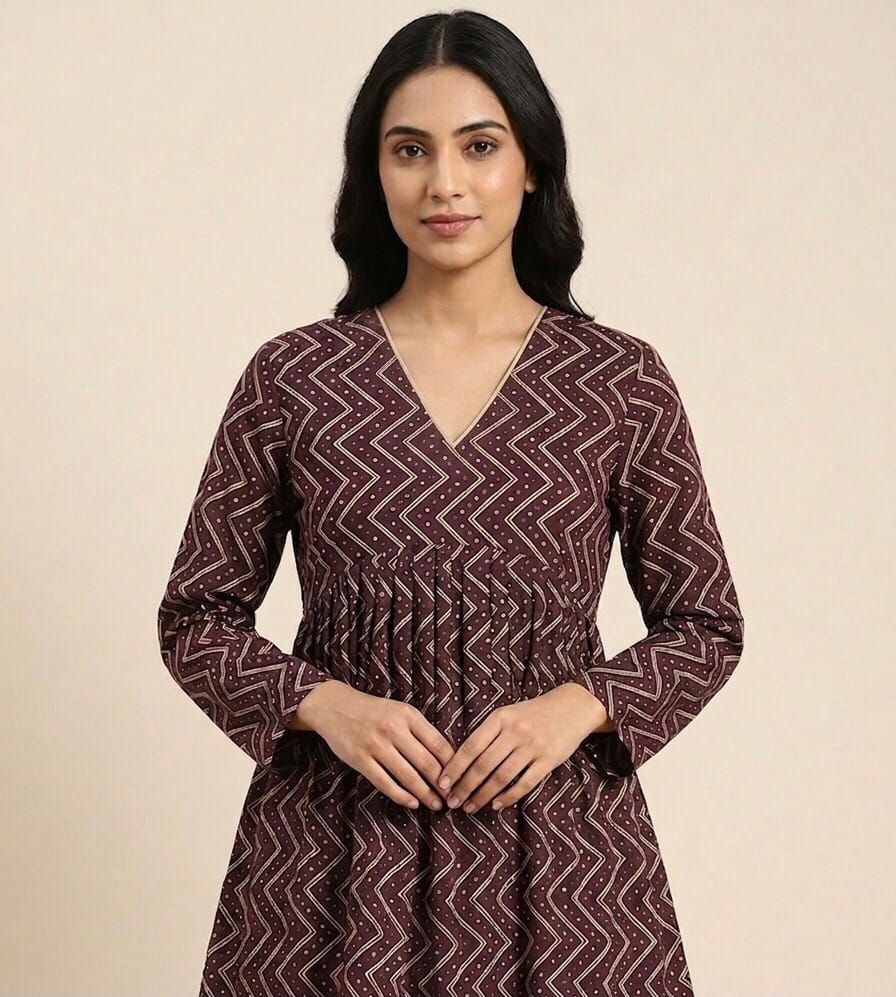 Classy Printed Short Kurti Sri Lanka