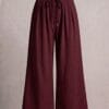 Plain Maroon Cotton Plazzo Pants Sri Lanka