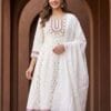 Premium Cotton Embroidered Anarkali Kurti Sri Lanka