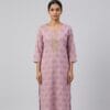 Onion Pink Heritage Everyday Elegant Kurti Sri Lanka