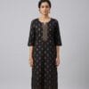 Elegant Black Ethnic Kurti Sri Lanka