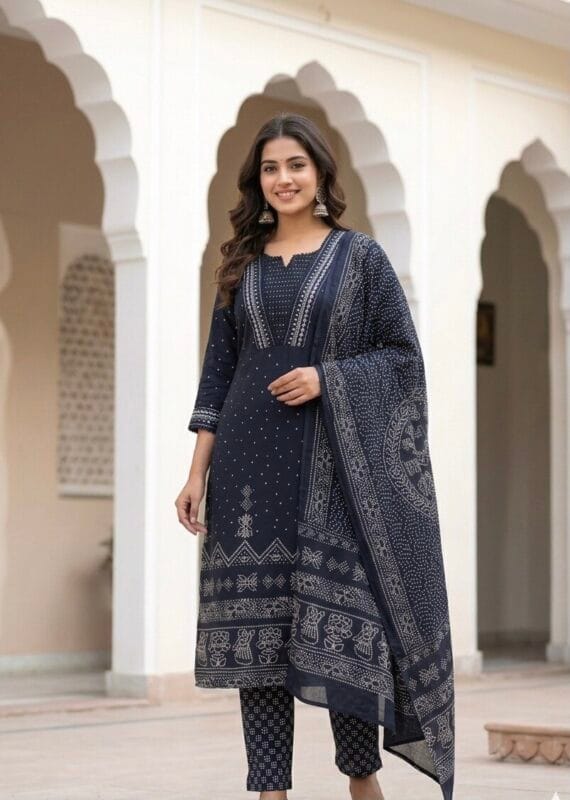 Neck Line Embroidered Charm Elegant Kurti Sri Lanka