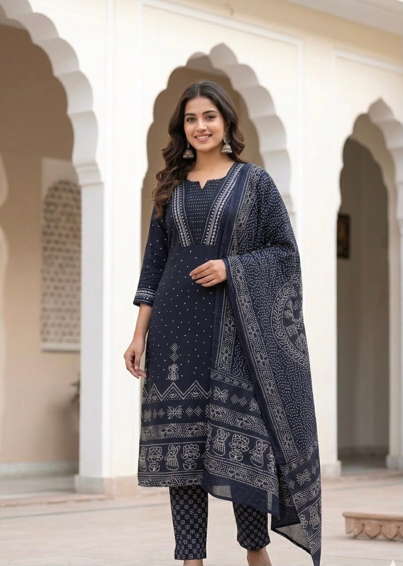 Neck Line Embroidered Charm Elegant Kurti Sri Lanka